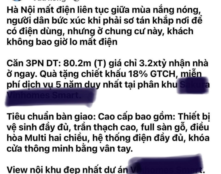 Hanoi sufre continuos cortes de luz, los agentes inmobiliarios compiten en la 'tendencia' de vender casas sin preocuparse por los cortes de luz - 1