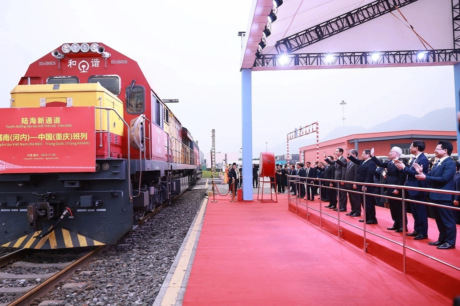 การค้าทางรถไฟกับจีนเปิดประตูสู่การนำสินค้าเวียดนามสู่โลก