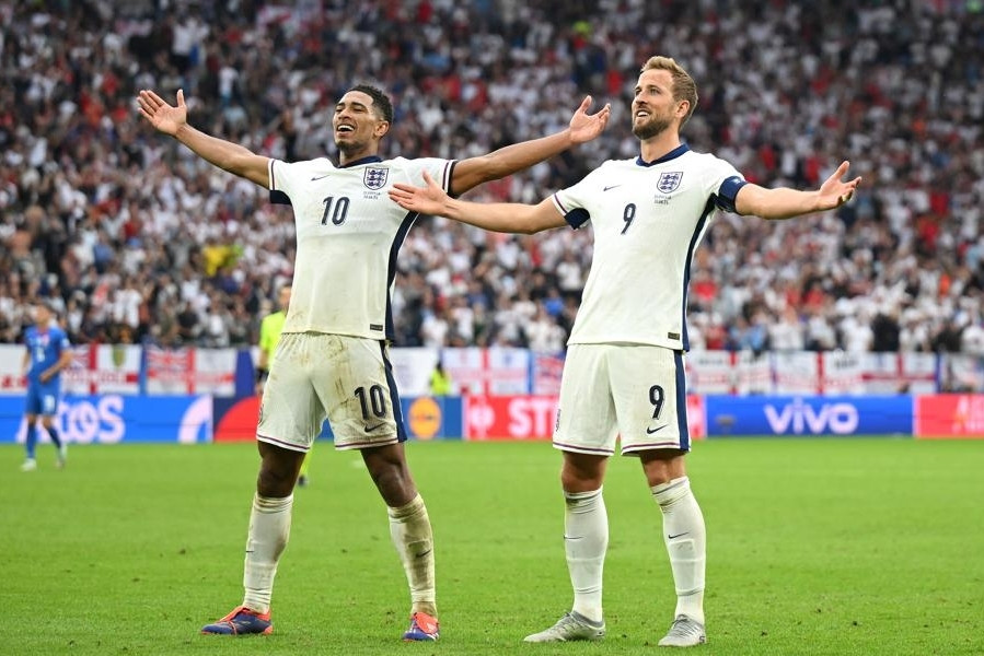 Bellingham et Kane brillent, l'Angleterre fait son retour en quarts de finale de l'EURO