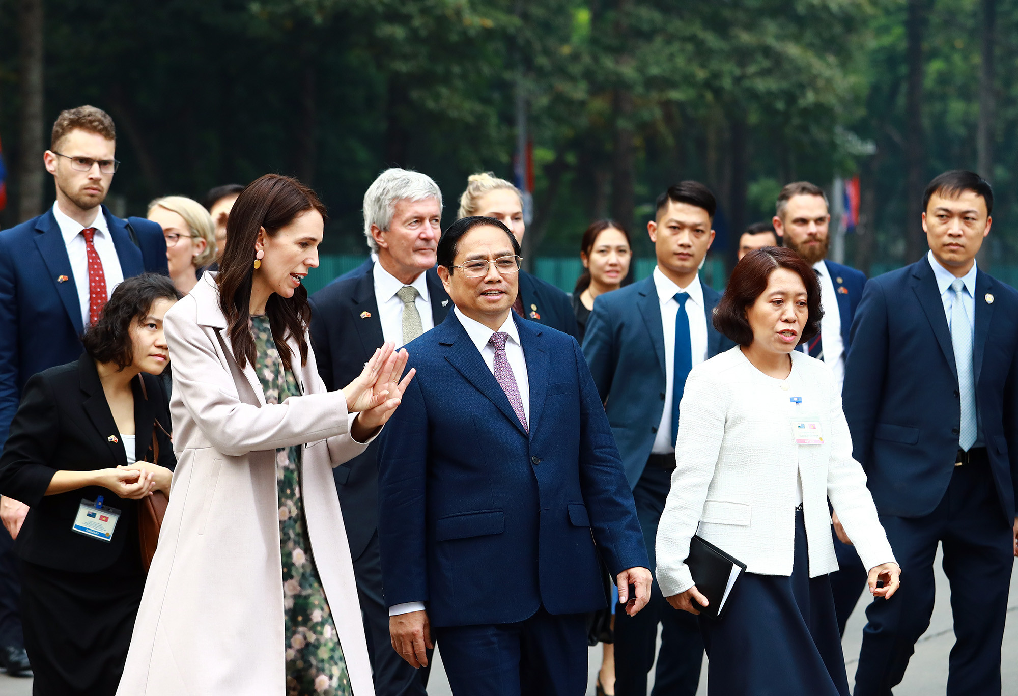 Prime Minister Pham Minh Chinh announced good news after talks with New Zealand Prime Minister