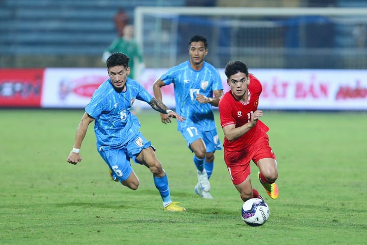 El equipo de Vietnam empató 1-1 con India.