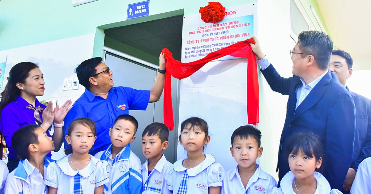 Renovierung von 8 Toiletten für Schüler in abgelegenen Gebieten von Lam Dong