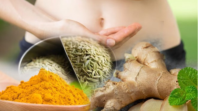 Turmeric, ginger and fennel seeds help improve gut health