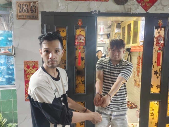 Nam người mẫu bị bắt. Ảnh: Công an cung cấp.