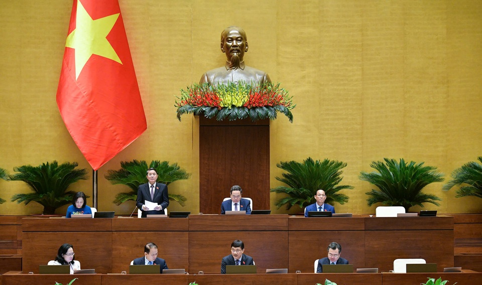 Vice Chairman of the National Assembly Nguyen Duc Hai chaired the meeting - Photo: Nhu Y