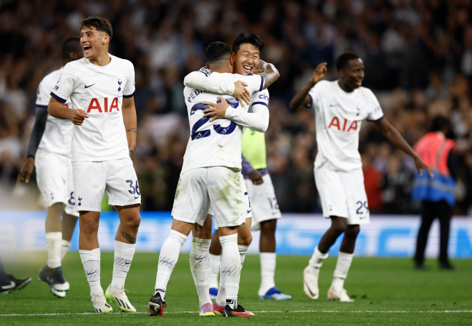 Son Heung-min a inscrit six buts lors des sept premières journées de Premier League. Photo : Reuters