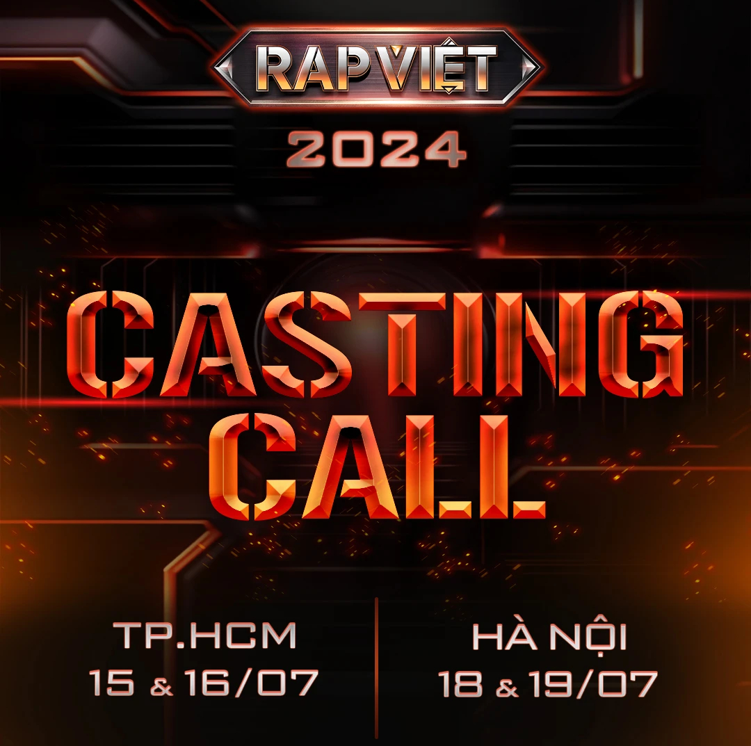 'Rap Việt 2024' công bố thông tin casting vào tháng 7- Ảnh 1.