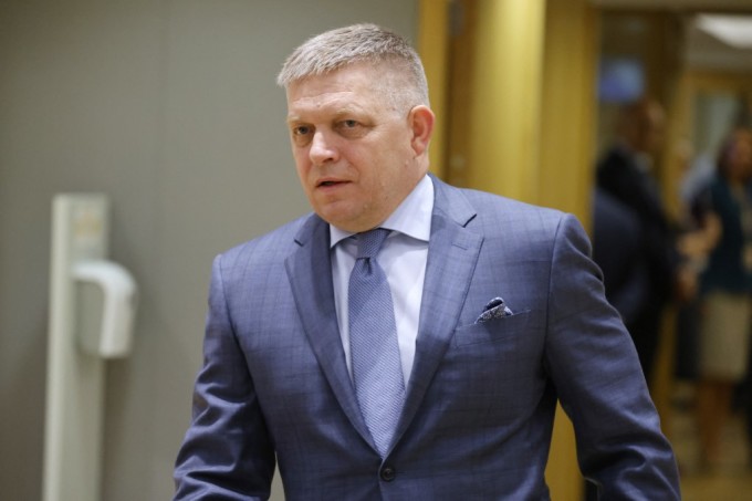 Slovak Prime Minister Robert Fico in the capital Bratislava on October 23. Photo: AFP