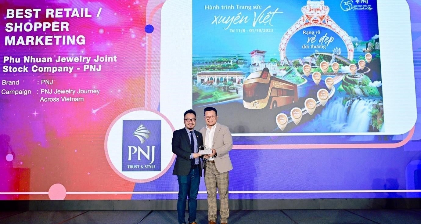 PNJ lần thứ ba liên tiếp nhận giải Marketing Events Awards