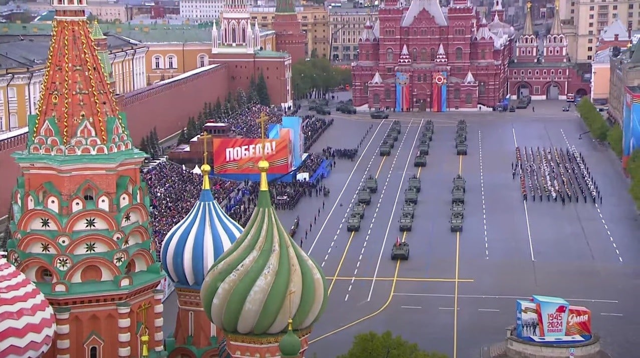 Rusia celebró solemnemente un desfile militar para celebrar el 79 aniversario del Día de la Victoria sobre el fascismo (9 de mayo de 1945)