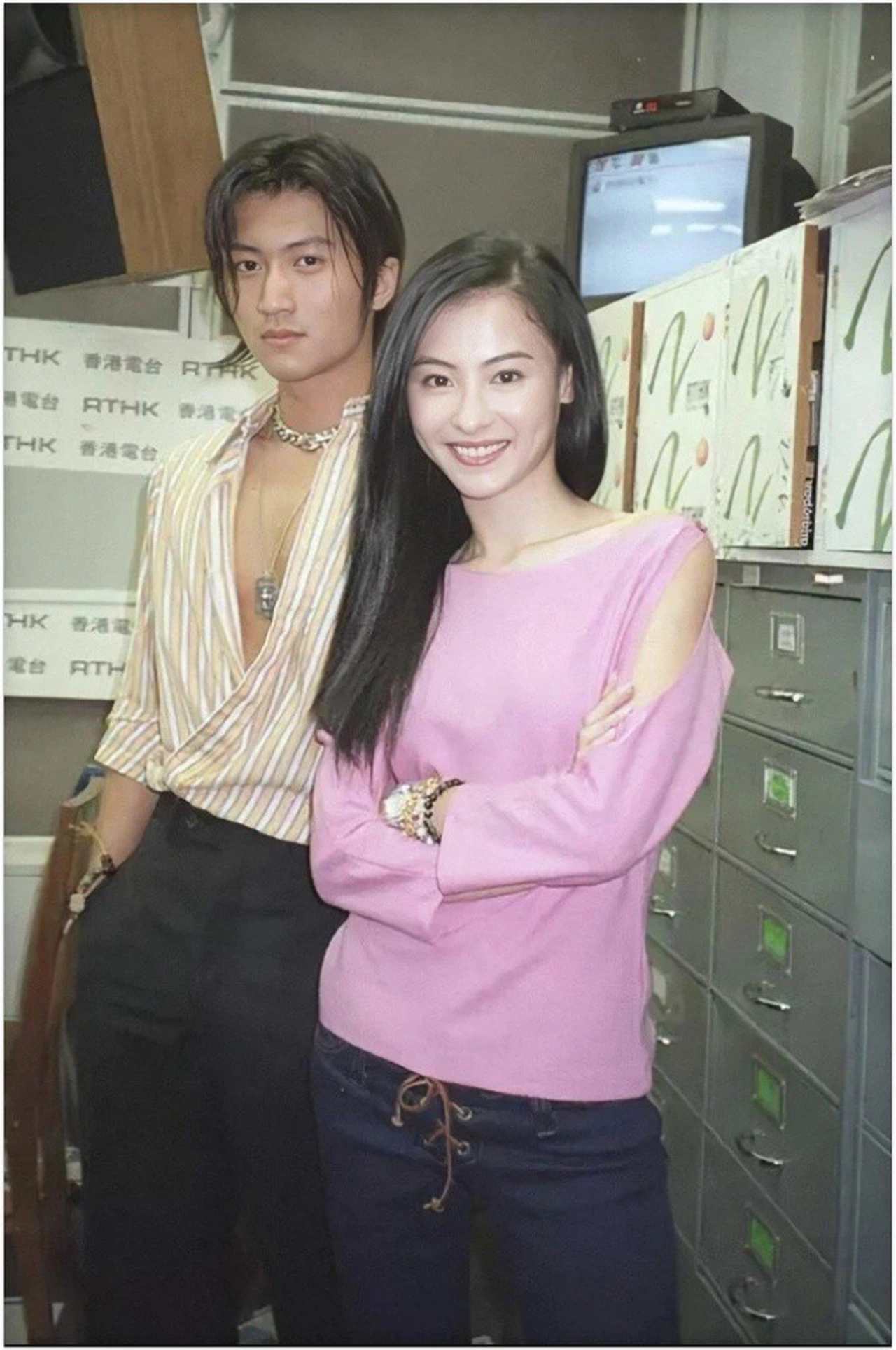 Cecilia Cheung and Nicholas Tse. Photo: Weibo.