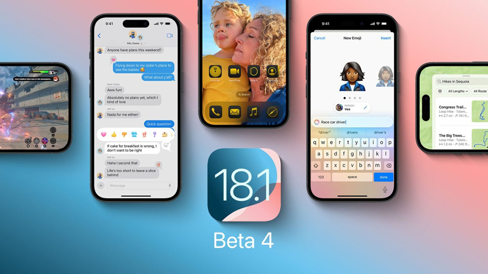 Apple เปิดตัว iOS 18.1 เบต้า 4