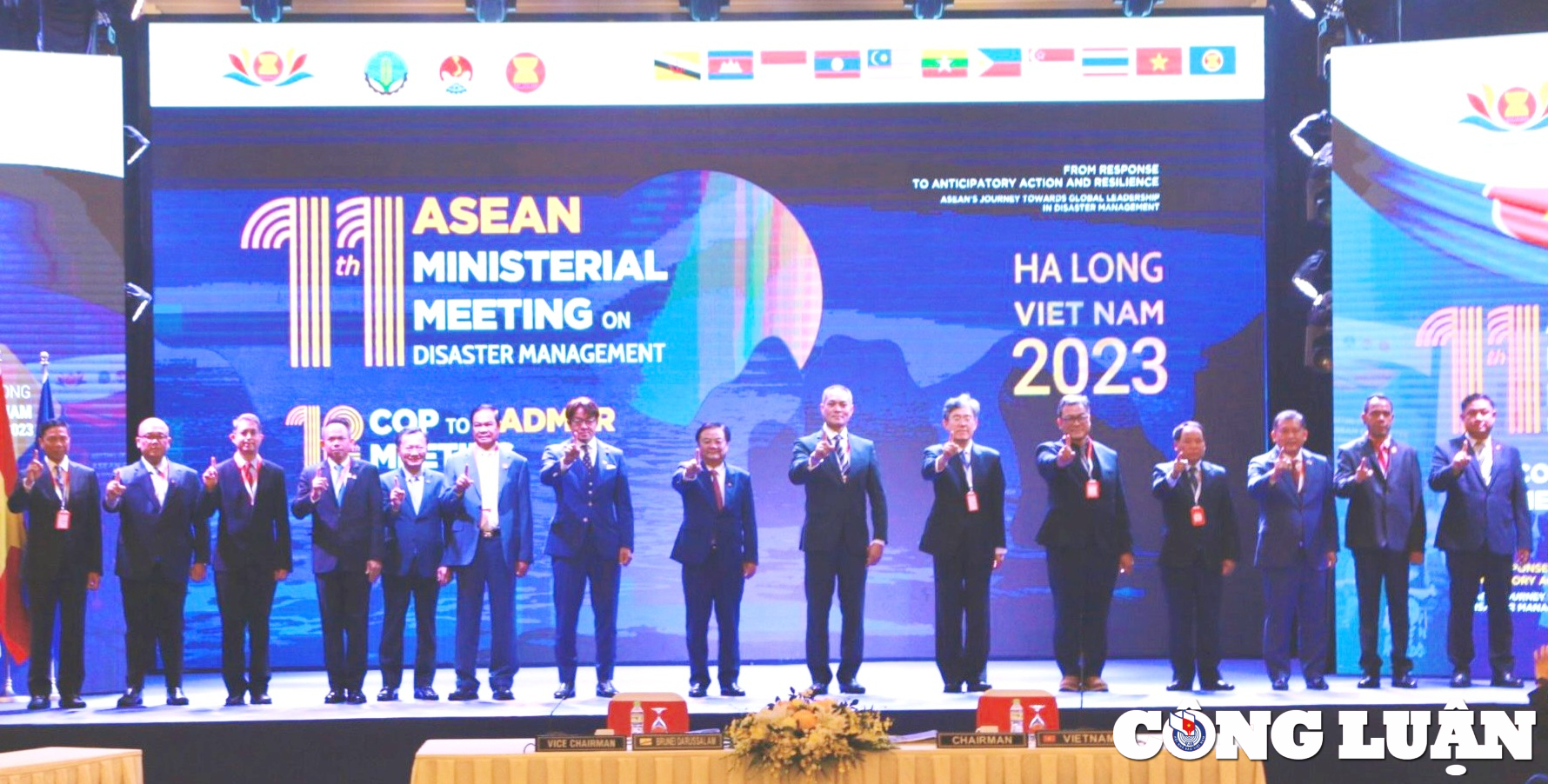 Die ASEAN-Ministerkonferenz zum Katastrophenmanagement verabschiedete die Ha Long-Erklärung zum ASEAN-Katastrophenmanagement. Bild 3