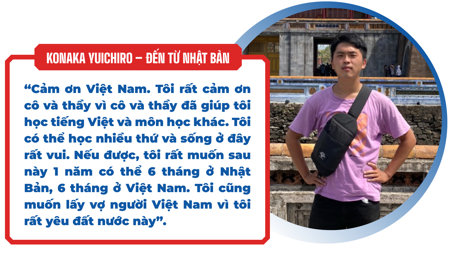 “สวัสดีครับ! ผมเป็นนักเรียนต่างชาติในเวียดนาม”