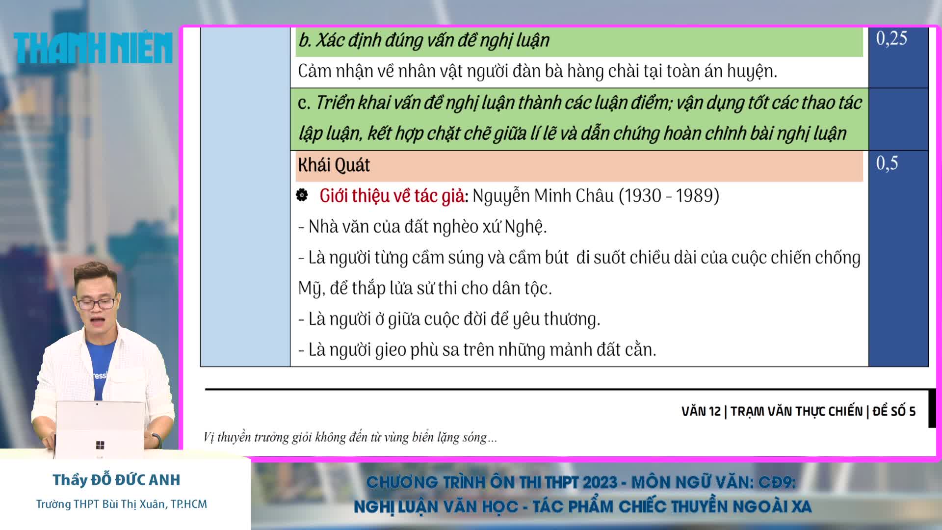 Bí quyết ôn thi tốt nghiệp THPT đạt điểm cao: Nghị luận văn học siêu hay - Ảnh 2.