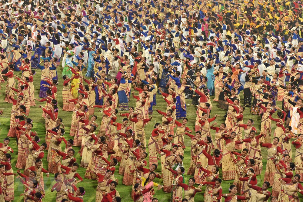 [Foto] Guinness-Rekord mit traditioneller Bihu-Aufführung, Bild 5