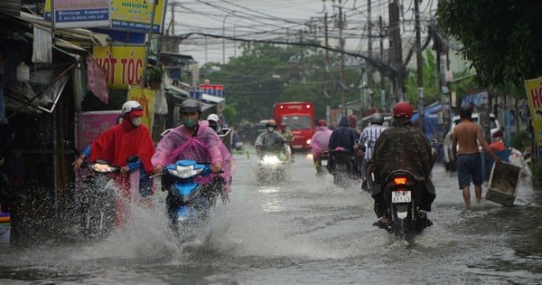 Tháng 10, TPHCM sẽ có mưa to diện rộng trong vài ngày