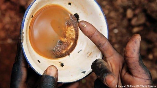 Vàng được tìm thấy ở mỏ vàng (Nguồn: AFP/Getty Images)