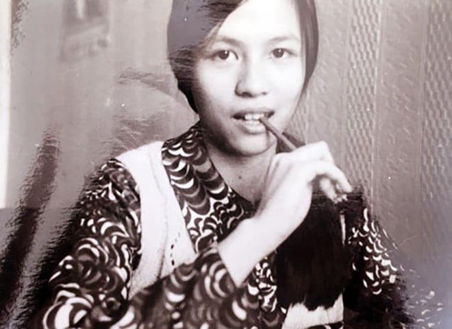 Le Vu Anh when he was young.