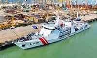 Indonesian Coast Guard ship visits Ba Ria - Vung Tau