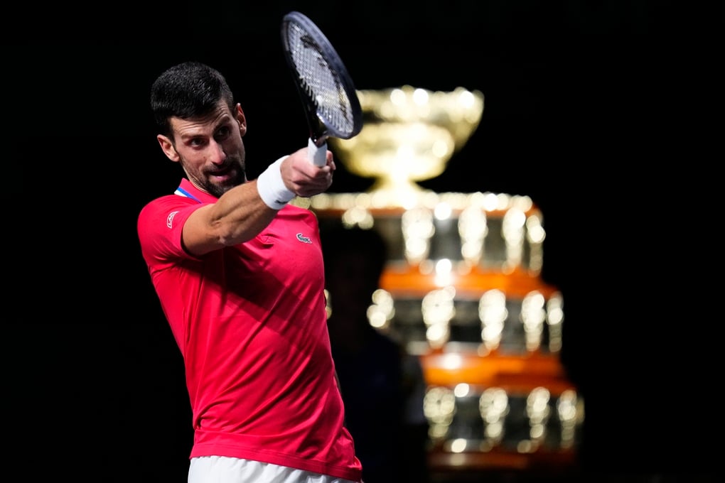 Djokovic phản ứng với cổ động viên Vương Quốc Anh ở Davis Cup - 1