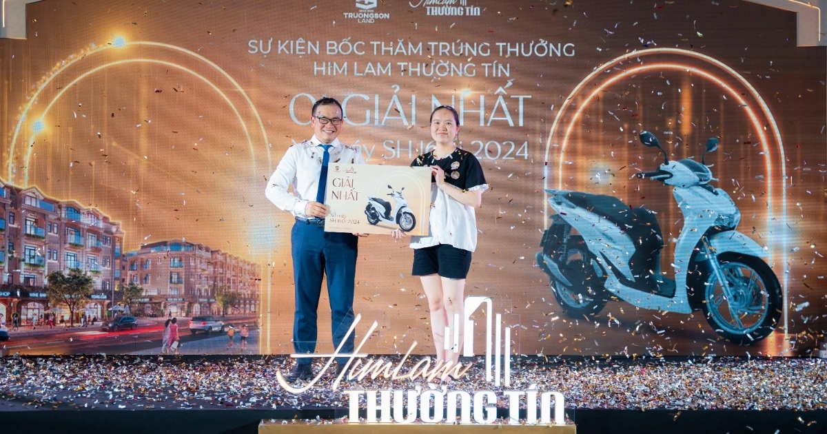 Muchos regalos en el sorteo del proyecto Him Lam Thuong Tin