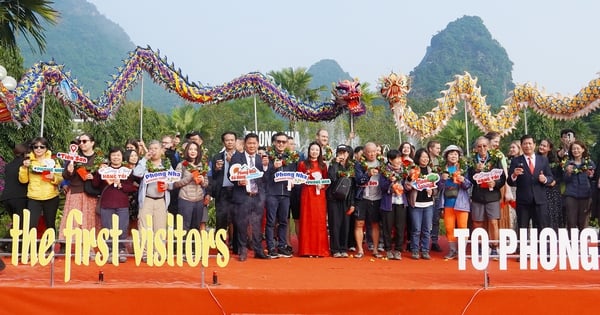 Quang Binh: 66 turistas reciben su visita al patrimonio de Phong Nha