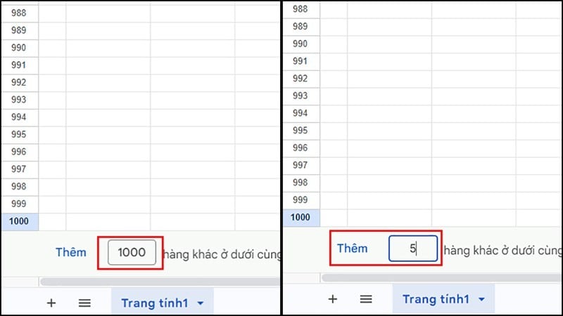 4 cách chèn nhiều dòng trong Google Sheets đơn giản, hiệu quả