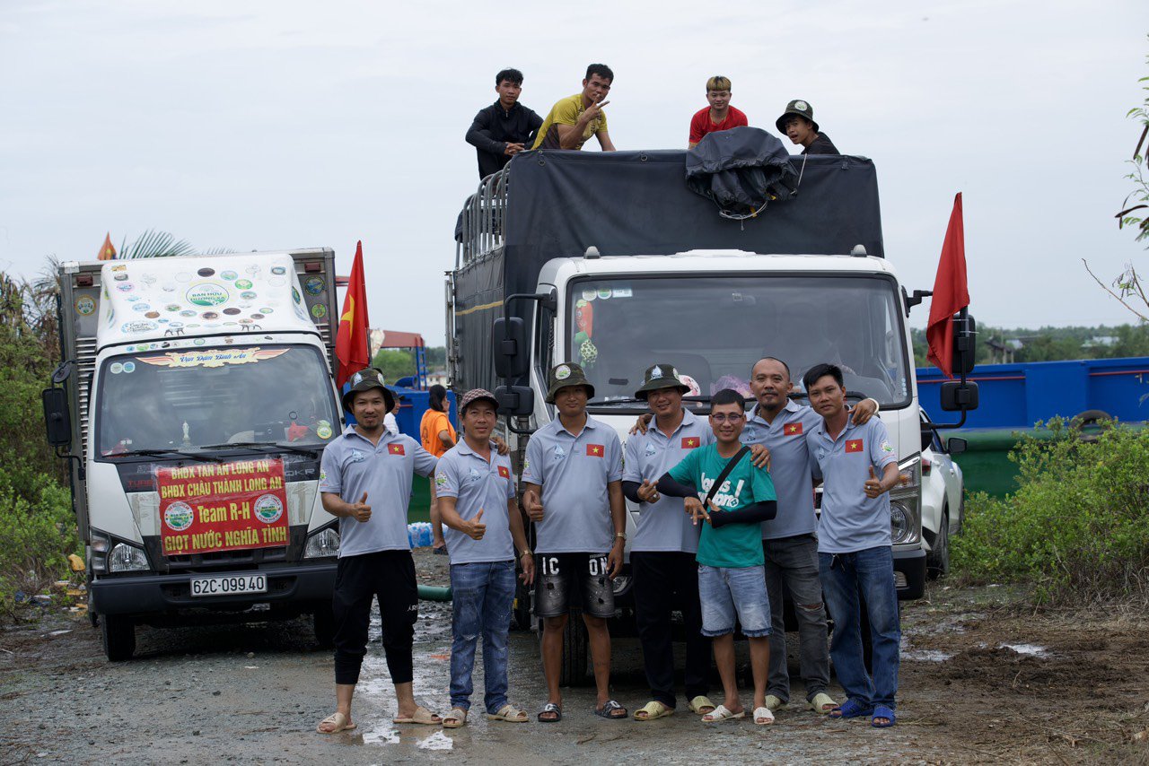 Team RH - Long An ngày càng đông người hưởng ứng, tham gia đồng hành - Ảnh: NHẬT TRUNG