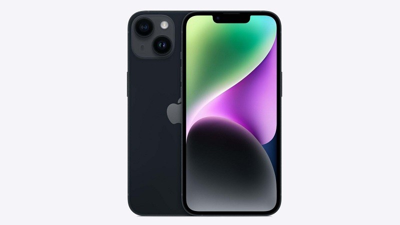 Mẫu iPhone 14 phiên bản màu Midnight