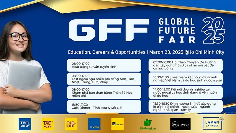 Global Future Fair 2025  - Cơ hội vàng cho các trường đại học danh tiếng, doanh nghiệp hàng đầu và học sinh tinh hoa