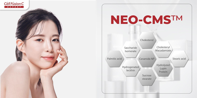 បច្ចេកវិទ្យាផ្តាច់មុខ NEO-CMS™ បង្កើតមូលដ្ឋានគ្រឹះនៃរបាំងការពារស្បែក។