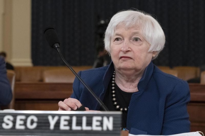 La secretaria del Tesoro de Estados Unidos, Janet Yellen. Foto: AP