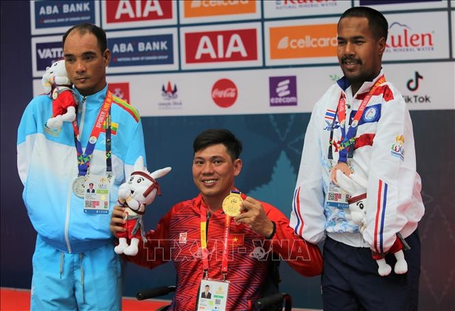 ASEAN Para Games 12: Vietnamese swimming shines on the second day of competition with 6 gold medals and 5 records