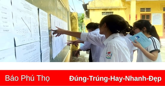 Công bố điểm chấm phúc khảo bài thi vào lớp 10