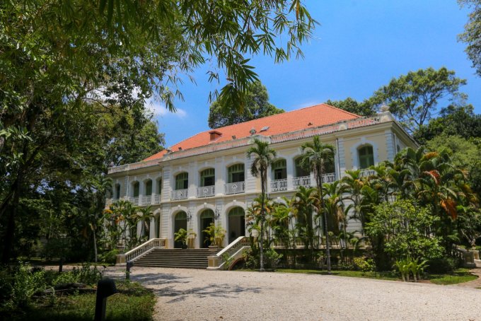 The garden outside the French Consulate General Palace, photo taken in 2018. Photo: Quynh Tran