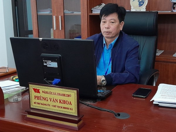 Đầu năm trò chuyện cùng Bí thư Đảng ủy xã Thanh Trù