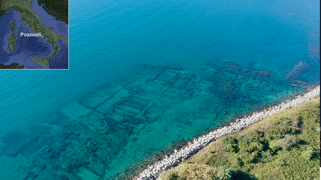 Un antiguo templo árabe de 2.000 años de antigüedad 'aparece' de repente cerca de la costa italiana foto 1