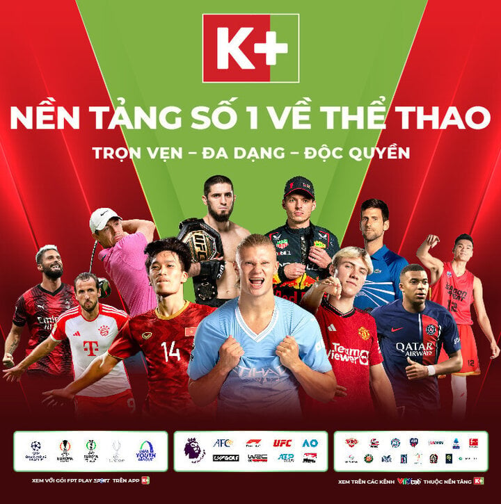 K+ trở thành nền tảng số 1 tại Việt Nam về thể thao - 1