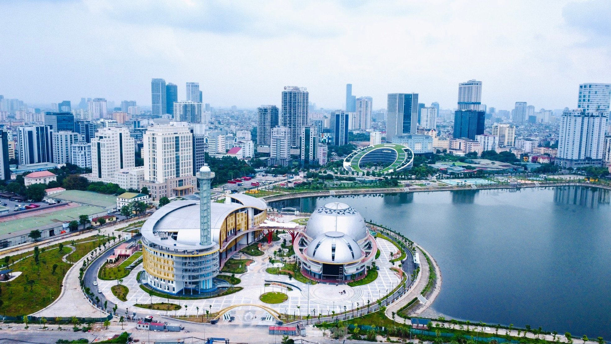 Blick von oben auf den Hanoi-Kinderpalast im Wert von mehr als 1.300 Milliarden VND Foto 2