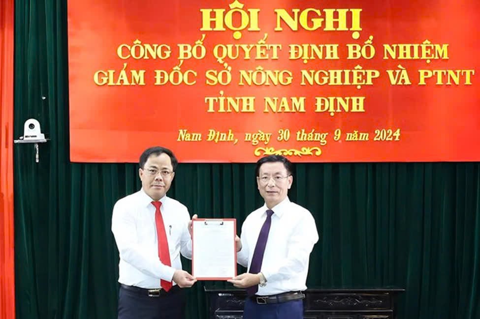 Nam Định bổ nhiệm nhiều chức danh lãnh đạo chủ chốt- Ảnh 2.