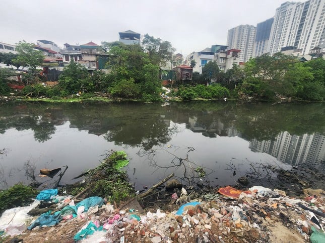 Primer plano del río Nhue contaminado, el Ministerio de Agricultura acaba de proponer una solución para reactivarlo, foto 6