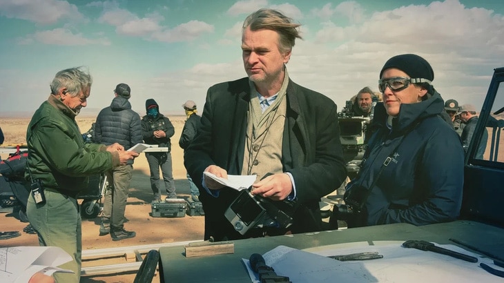 Oppenheimer và Christopher Nolan vẫn là hai cái tên được nhắc nhiều nhất - Ảnh: GETTY IMAGES 