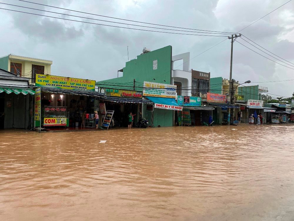 Miền Trung bắt đầu vào đợt mưa lớn