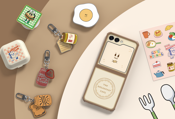 Accessoire exclusif « The Breakfast Café » pour Galaxy Z Flip5