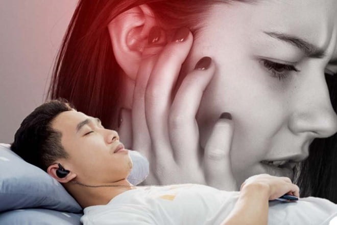 寝るときにヘッドホンを着けるのは耳に安全ですか?