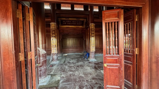 Nhà Tưởng niệm Đại tướng Võ Nguyên Giáp sắp hoàn thành tại quê nhà ảnh 3
