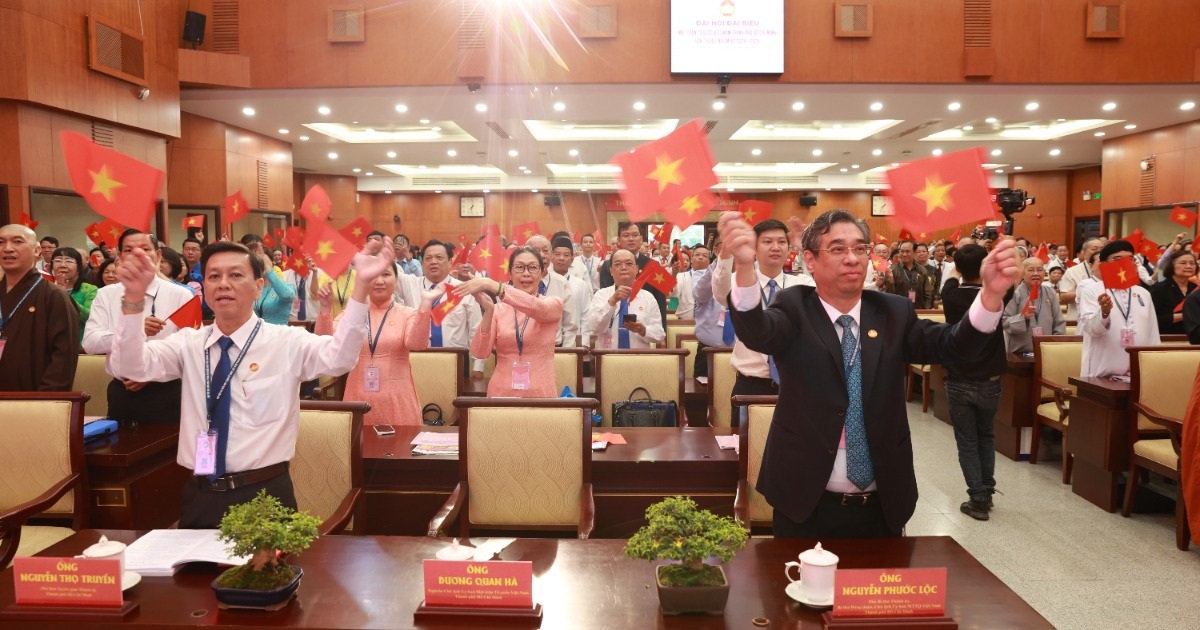 Opening of the Congress of Delegates of the Vietnam Fatherland Front Committee of Ho Chi Minh City