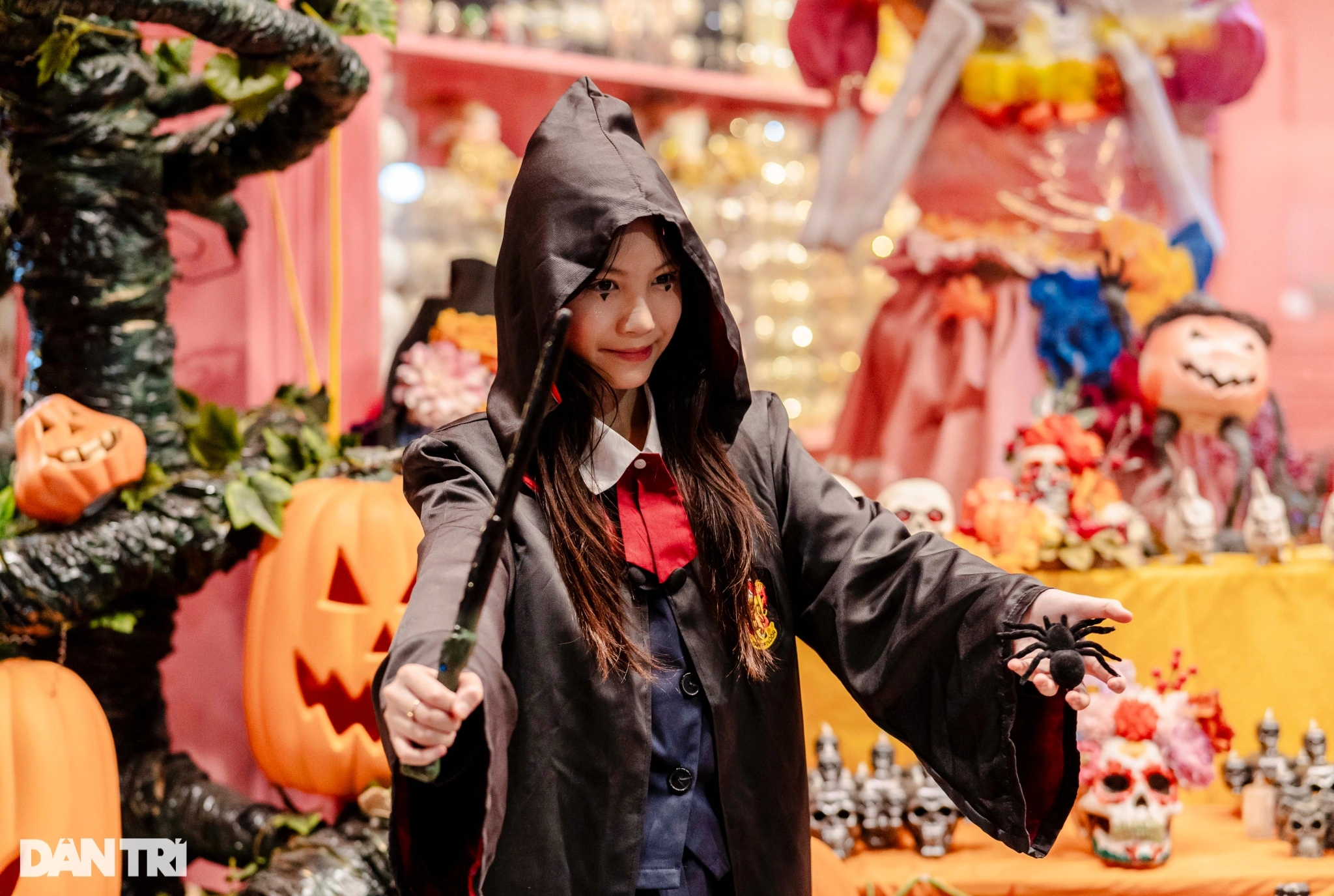 In der Hang Ma Straße herrscht während der Halloween-Saison reges Treiben