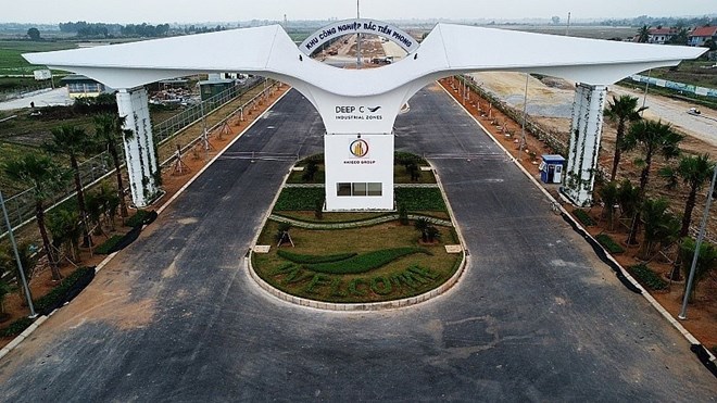 Quang Ninh ist in den ersten elf Monaten des Jahres 2023 führend bei der Anziehung von Investitionskapital. Abgebildet ist der Industriepark Bac Tien Phong (Stadt Quang Yen, Quang Ninh). Foto: Nguyen Hung